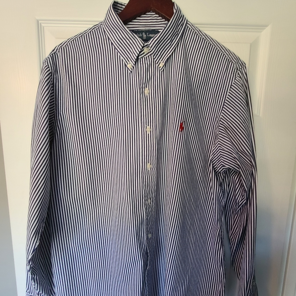Polo by Ralph Lauren Custom Fit Dress Shirt XL